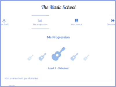 Photo illustrative de la plateforme TheMusiSchool